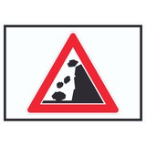 thumbnail of Achtung Steinschlag Symbol Schild A1 (594x841mm)