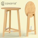 thumbnail of Casaria Stehtisch Bistrotisch Klappbar Holz 78x111cm