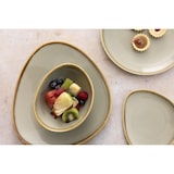 thumbnail of Olympia Kiln driehoekige borden mosgroen 23cm