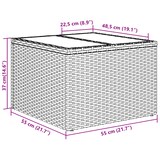 thumbnail of vidaXL 6-teiliges Garten Sofa Set mit Kissen Schwarz Poly Rattan