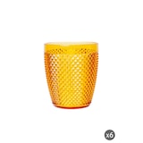 thumbnail of Excelsa Set Von 6 Wasserglas Diamond Plastik 40 Cl Gelb