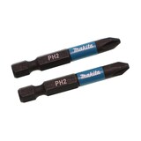 thumbnail of Makita B-63725 PH2 Bit 2x50 Impact Black | 2 Stück | S2-Spezialstahl