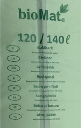 thumbnail of 10x BIOMAT kompostierbare Bioabfallbeutel 120L / 140L 88x130cm