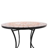 thumbnail of Mosaiktisch 60 cm Ø, mediterraner Garten- & Terrassentisch, 71 cm hoch, Braun-Orange-Beige, Raburg Mayla