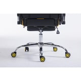 thumbnail of Racing bureaustoel Limit zwart/geel/met voetensteun