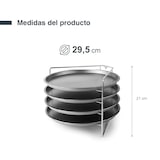 thumbnail of Lacor Soporte Para Hornear Pizzas, 4 Bandejas Y Soporte Varilla,