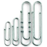 thumbnail of Briefklammer Norica, 24mm, mit Kugelenden, verzinkt, VE = 1 Schachtel = 1000 Stück