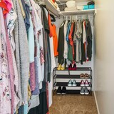 thumbnail of Relaxdays Schuhregal, mit 8 Ebenen, Metall Schuhablage, Stoff Ablage, Schuhgestell für den Flur, Schuhständer, schwarz