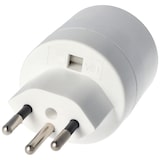 thumbnail of Schweiz-Adapter weiss von Schukokupplung auf schweizer Stecker 230 Volt mit Erdleiter und 10A