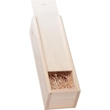 thumbnail of Set van 6 Houten Wijnkisten - Luxe Geschenkverpakkingen voor Wijnflessen - Inclusief Houtwol en Schuifdeksel - Bruin