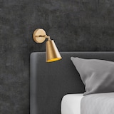 thumbnail of Aplique de Pared en color Oro 10x26x21cm WellHome Baikal