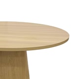 thumbnail of Table à manger scandinave ronde 120 cm effet bois clair
