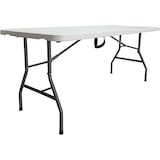 thumbnail of Garden Friend Tavolo rettangolare pieghevole Horeca struttura in acciaio top in HDPE 180x74x74H cm bianco