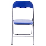 thumbnail of Set De 4 Sillas Plegables Felix Azul/plateado