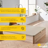 thumbnail of Canapé Abatible Descansin | 135x190 | Blanco | Con Subida A Domicilio | Reforzado | Gran Almacenaje