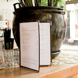 thumbnail of Securit® portamenu trasparente cristallo - Doppio A4 (visualizza 4xA4) - Set di 3