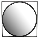thumbnail of Wandspiegel FineBuy Flurspiegel Rund Metall 54x54 cm Spiegel Hängespiegel