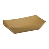 thumbnail of 1000 Bio Snackschalen Fingerfood Schiffchen braun fettdicht 165/107x100/50x41mm