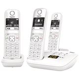 thumbnail of Gigaset AS690A TRIO tél. DECT+ REP  base +3 combinés blancs