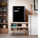 thumbnail of H.Koenig Mini-Bar Vintage 31L TOAD9, Kompakter Mini-Kühlschrank fürs Zimmer, Getränke, Vintage-Design, Temperatur 6°-15°C, 24 dB, Schwarz