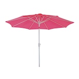 thumbnail of Sombrilla N18, sombrilla de jardín, Ø 2,7m inclinable poliéster/aluminio 5kg ~ rosa