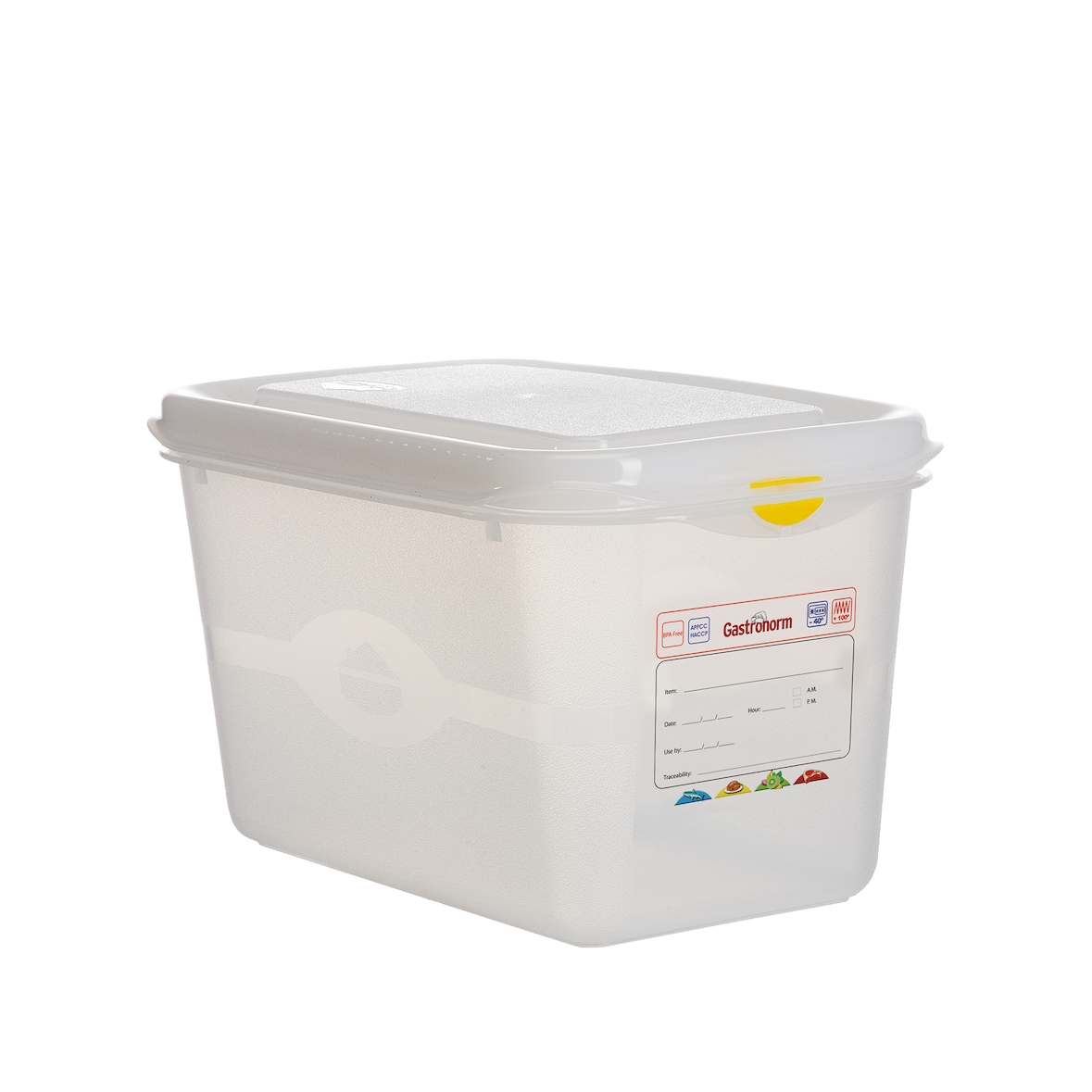 Voedseldoos 4,3 liter |1/4GN | 265x162x150(h)mm