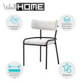 thumbnail of WellHome Pole - Cadeira Minimalista em Cor Mostarda - 55x60x95cm