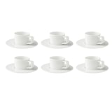 thumbnail of Palmer Espressokop en schotel White Delight 7 cl 13 cm Wit Porselein 6 stuks