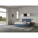 thumbnail of Letto Matrimoniale Adele 150x200 rete e contenitore blu