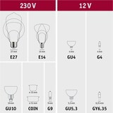 thumbnail of Paulmann Rustic Shine Standard 230 V Ampoules LED E27 Filament en forme de S  300lm 4,2W 1800K gradable Doré 29242