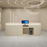thumbnail of 【DYH180cm】Empfangstheke Bartheke Kassen theke Servicetheke Theke Bar Weiß