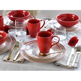 thumbnail of CreaTable Joy Rot Kombiservice 16-tlg Steinzeug