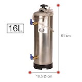 thumbnail of Romux® - Descalcificador de Agua - 16 litros | Producto para las máquinas de Lavado industrial que se usa con Sal
