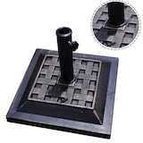 thumbnail of Helloshop26 - Quadratischer Sonnenschirmständer Schirmhalterung für φ38 mm oder φ48 mm 440 x 440 x 330 mm optimale Stabilität 20_0020887
