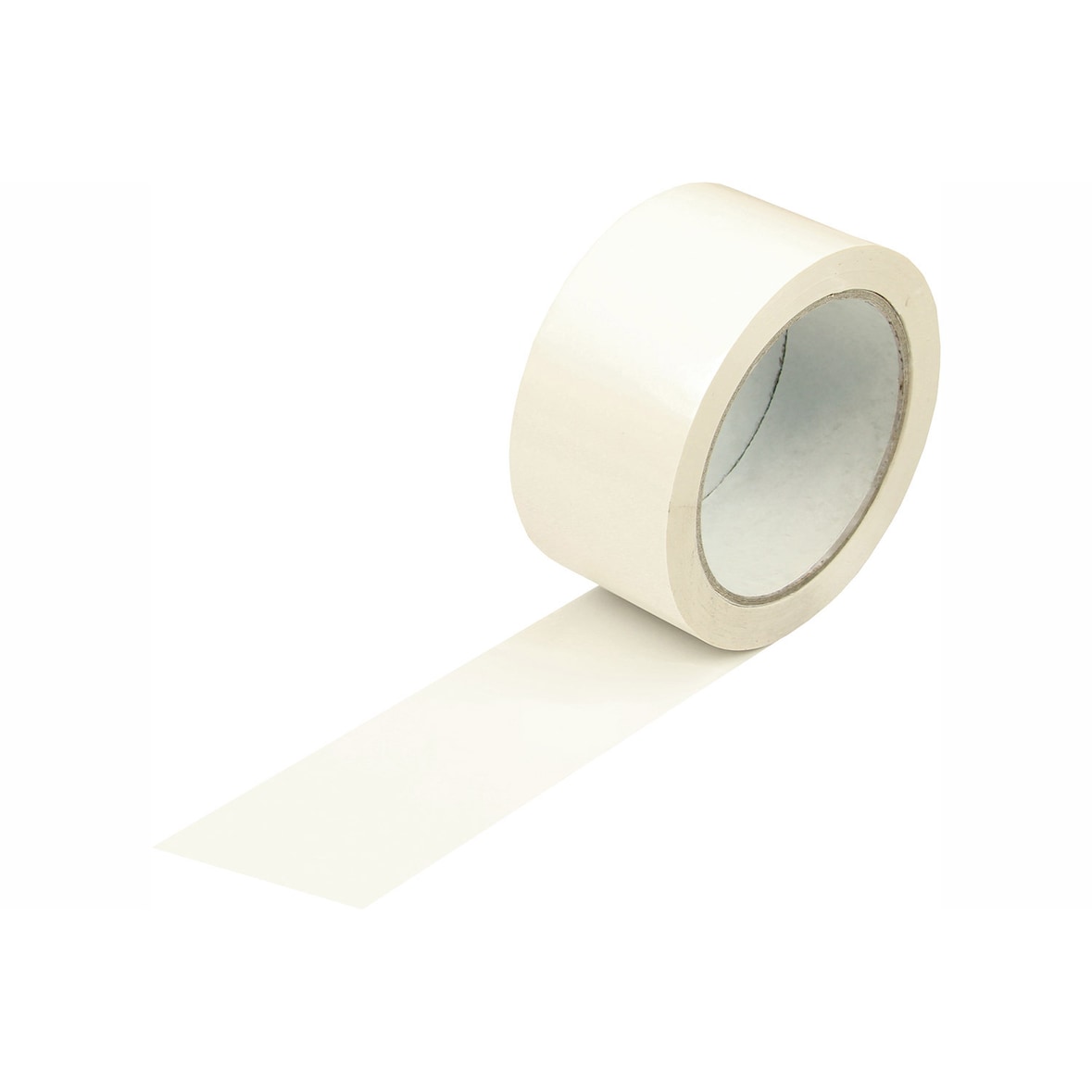PVC-Klebeband weiß, Typ 283, 50mm breitx66lfm, 52µ, leise, Naturkautschukkleber, 36 Rollen