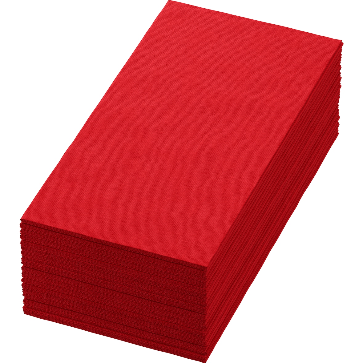 DUNI - Serviette Bio-Dunisoft 40x40cm pliage en 8 Rouge - 6 x 60 = 360 pièces
