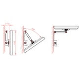 thumbnail of Novus SKY 12N TV Wandhalter für Wohnmobil arretierbar