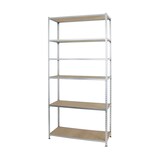 thumbnail of PROREGAL Étagère charge lourde GIANT MULI | HxLxP 250x110x40cm | 200kg par niveau | Galvanisé | Étagère robuste de Garage