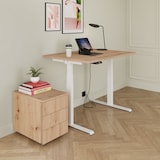 thumbnail of bümö höhenverstellbarer Schreibtisch Gestell, Lite in silber, elektrisch höhenverstellbar mit Memory-Steuerung - Schreibtischgestell für Bürotisch
