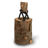 thumbnail of EBERTH Holzspalter Manuell, Spaltkeil aus Stahl, 24x26x40 cm, sicheres Holzspalten, Profi-Brennholzspalter