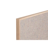 thumbnail of Pizarra de avisos Bi-Office Earth New Basic, 88,5x58,5 cm, Superficie de Tela Gris Claro, Marco de Pino PEFC