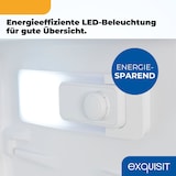 thumbnail of Exquisit Kühlschrank ohne Gefrierfach, 5 Ablagen, 242 Liter, Vollraumkühlschrank 143 cm hoch, KS5320-V-H-040E weiss