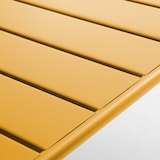 thumbnail of Divano da terrazza in metallo giallo