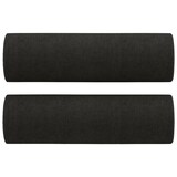 thumbnail of vidaXL 2-Sitzer-Sofa mit Zierkissen Schwarz 120 cm Stoff
