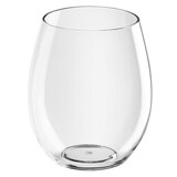 thumbnail of 60 Mehrwegbecher Wasserglas 390ml Wiederverwendbar Kunststoff unzerbrechlich transparent Wasser Becher