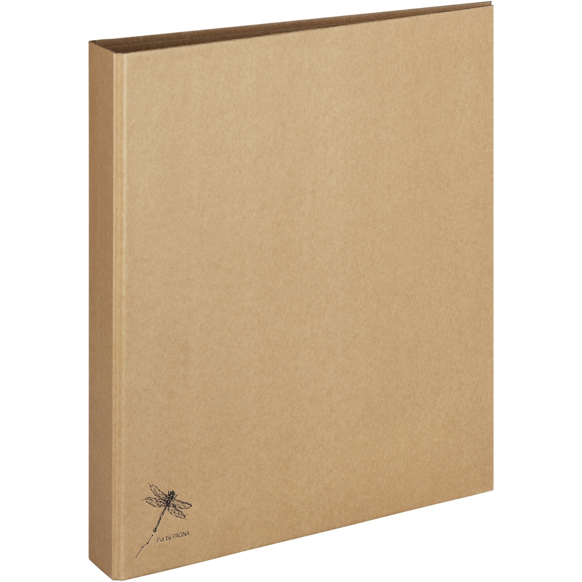Ringbuch A4 Pur 2 Ringe 25mm natur Packung mit 12 Stück