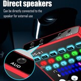 thumbnail of Table De Mixage Bluetooth 5.0 Avec 12 Effets Sonores Pour Streaming En Direct YONIS
