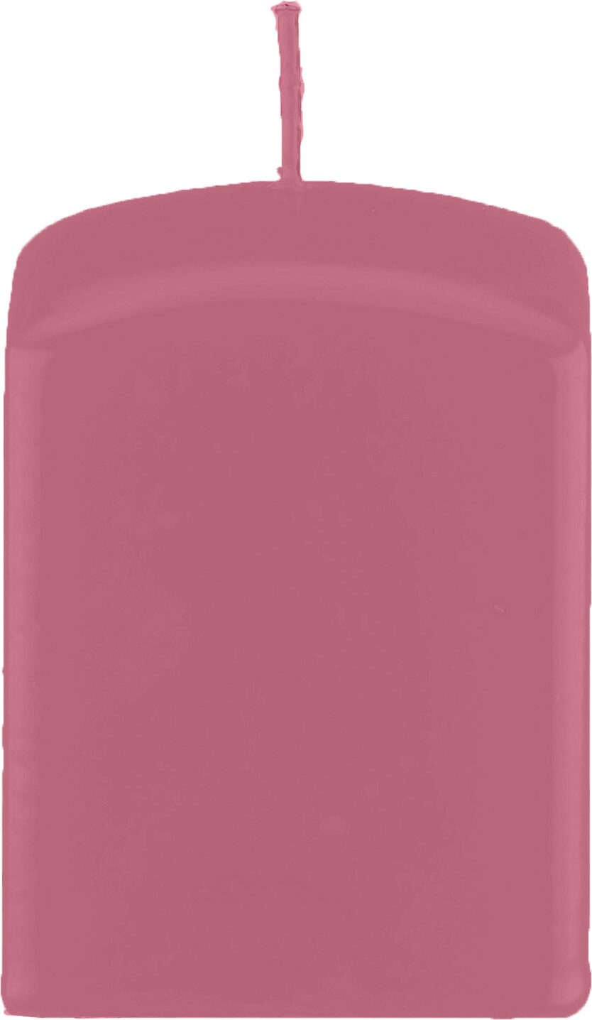 Quader Kerzen, Block Kerzen, quadratische Kerzen Antique Pink 15 x Ø 6/6 cm, 4 Stück