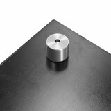 thumbnail of vidaXL Küchenrückwand Schwarz 70x50 cm Hartglas