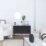 thumbnail of Dressoir KARBY S 120x40x75 cm 6 laden zwart hjh LIVING